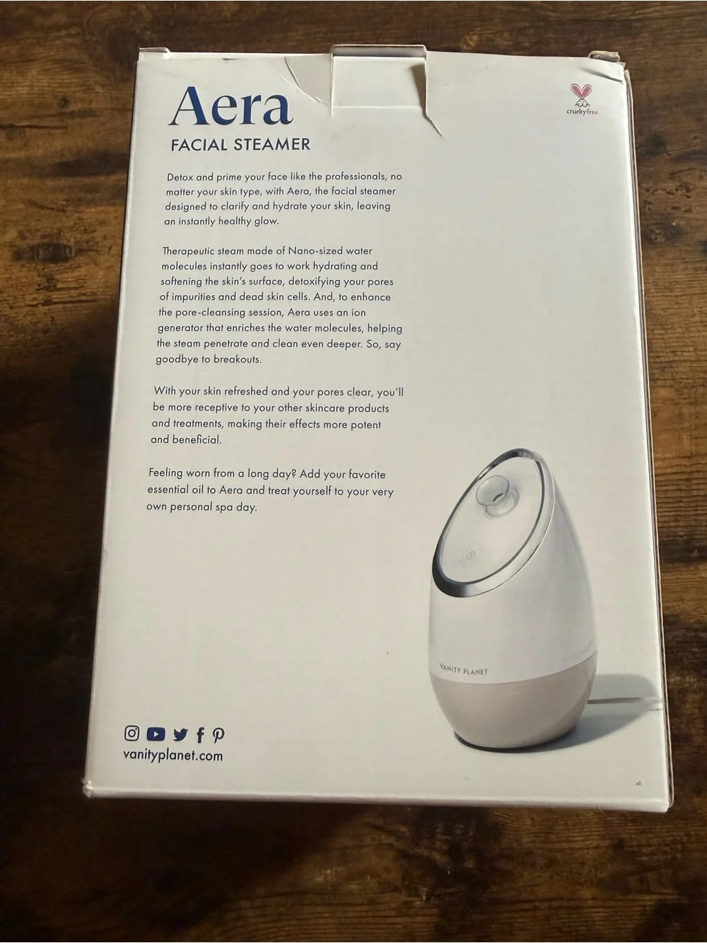 Vanity Planet Aera Facial Steamer